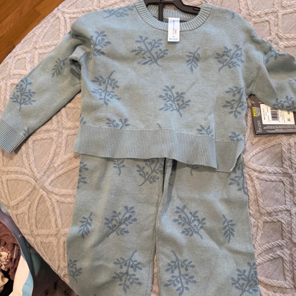 Modern Moments 3T Pattern Sweater and wide leg Set